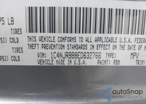 2014 Jeep Patriot Sport from USA, damaged, VIN 1C4NJRBB8ED632766